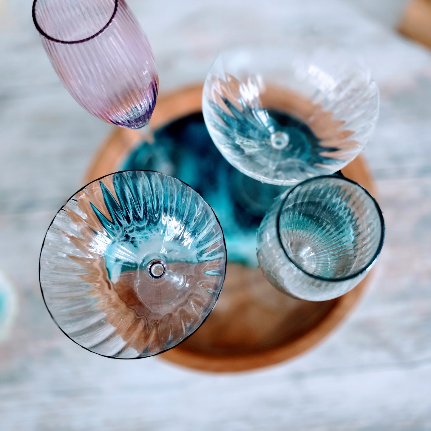 Round Drinks Tray #4