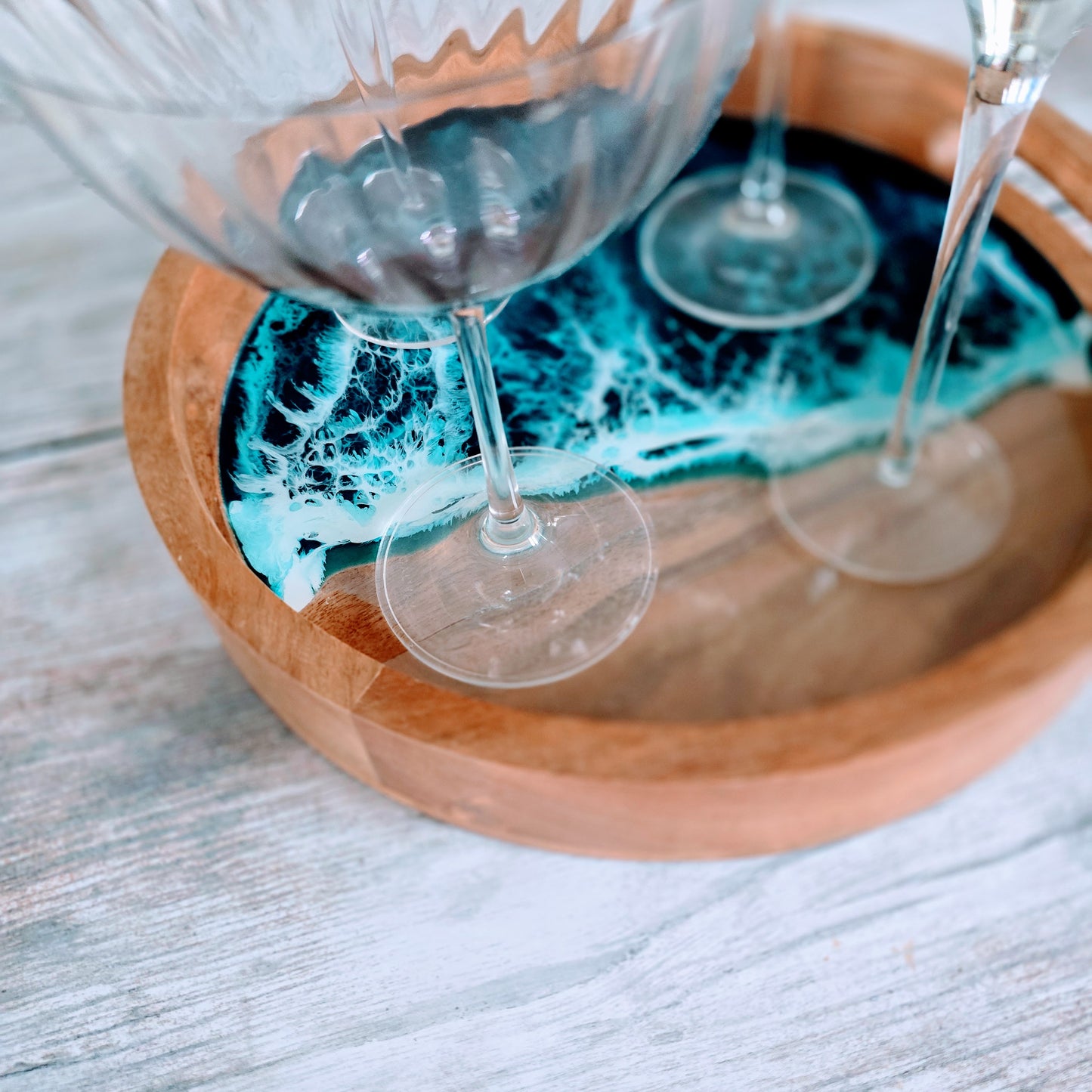 Round Drinks Tray #4