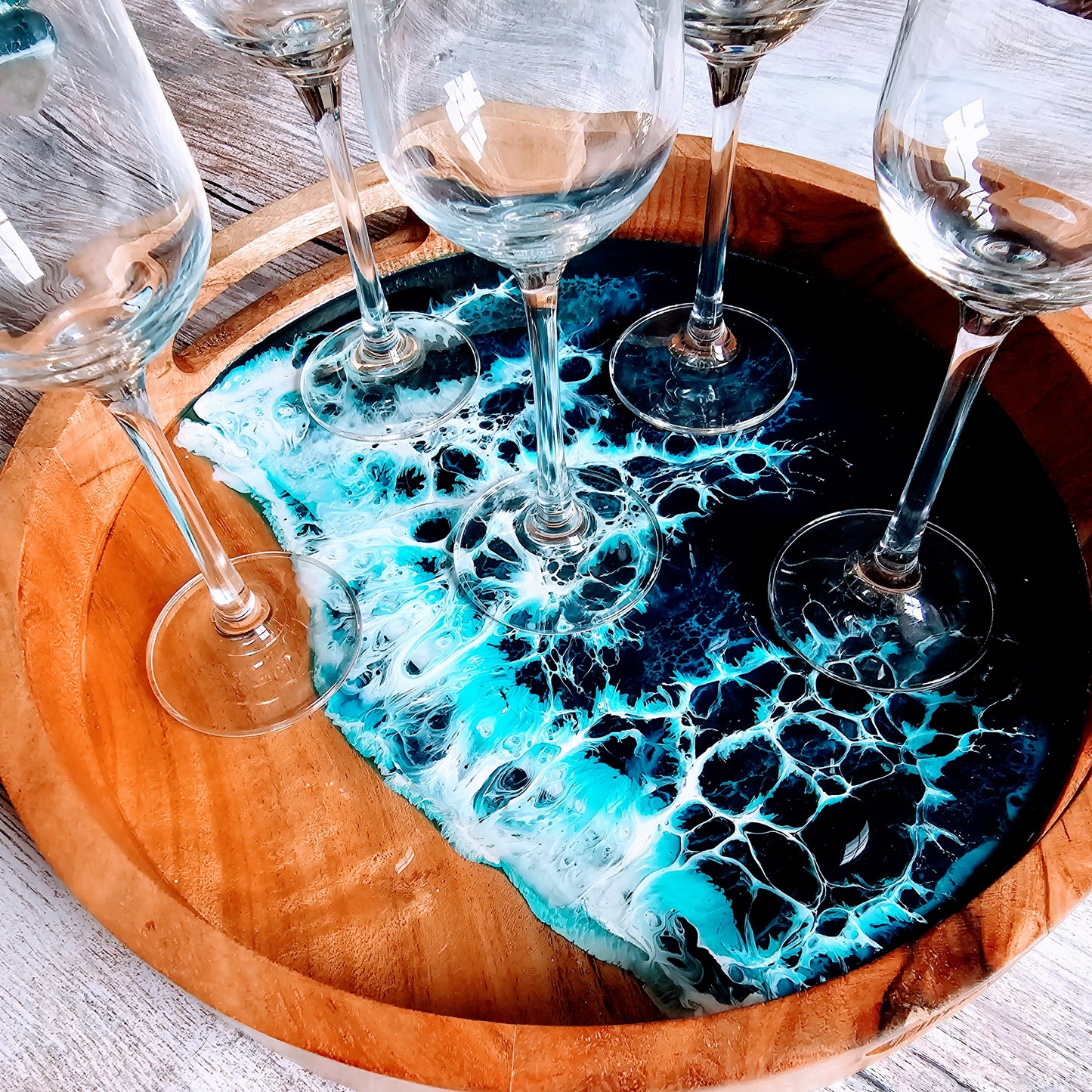 Round Drinks Tray #5