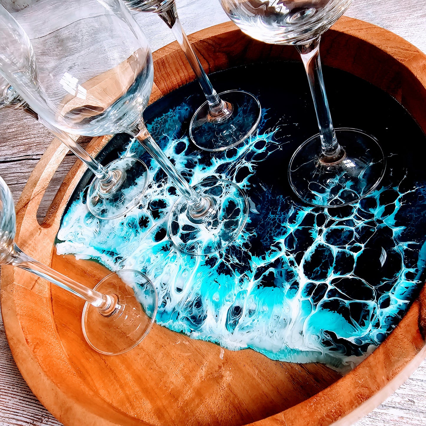 Round Drinks Tray #5