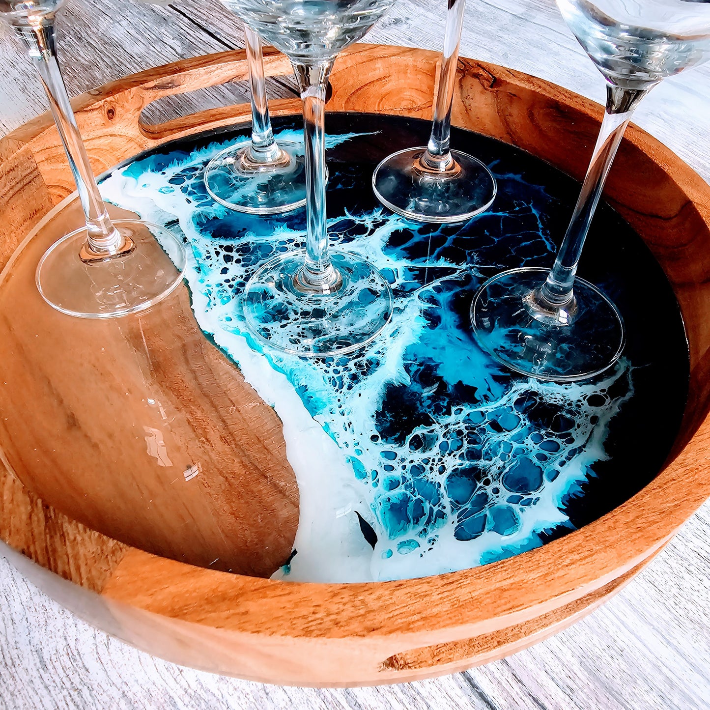 Round Drinks Tray #6