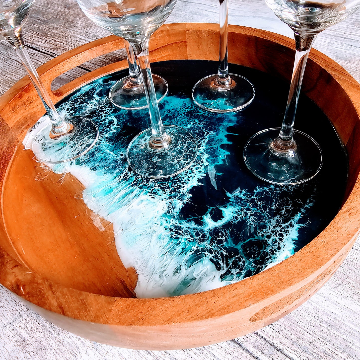 Round Drinks Tray #7