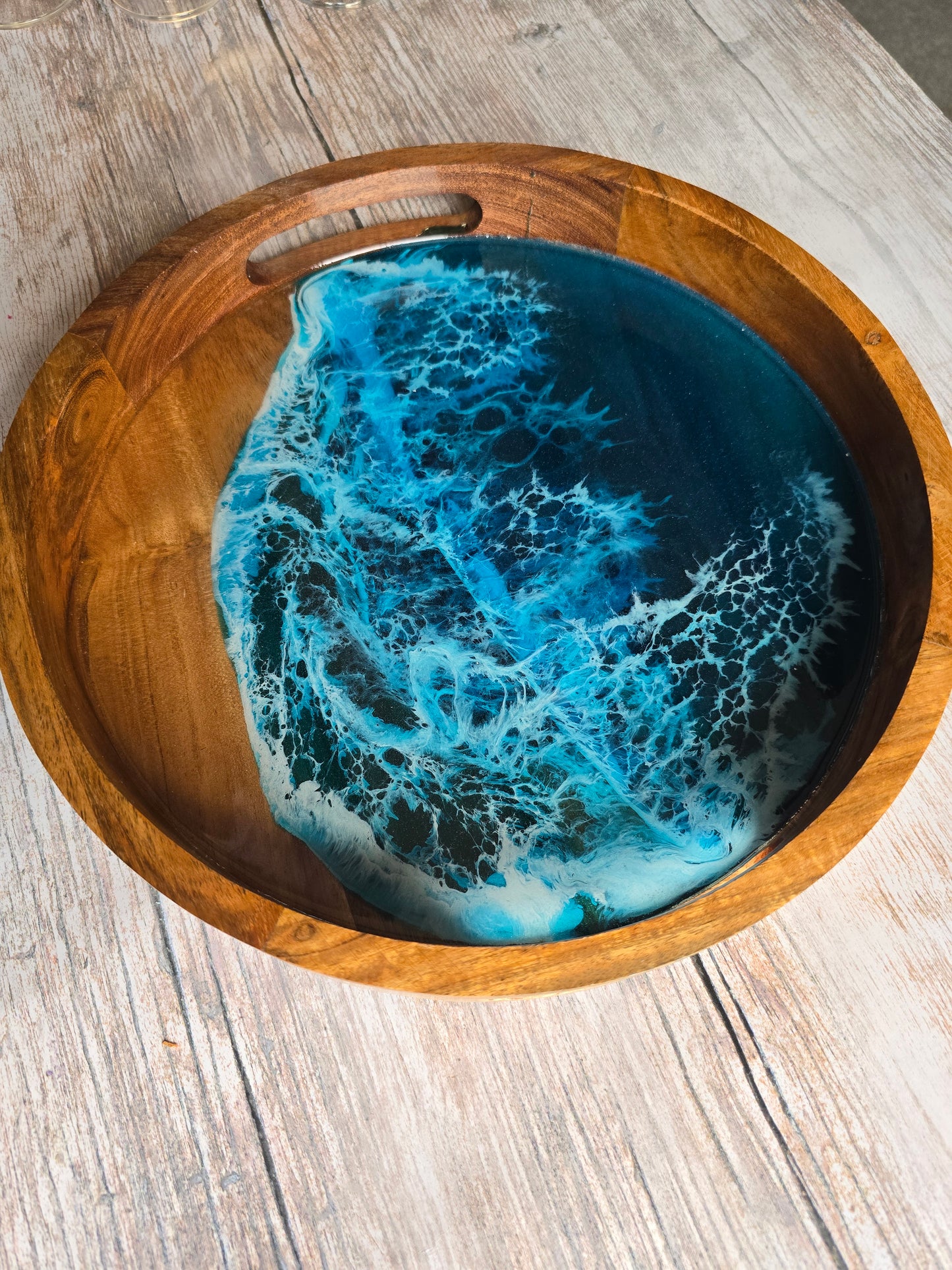Round Drinks Tray #8