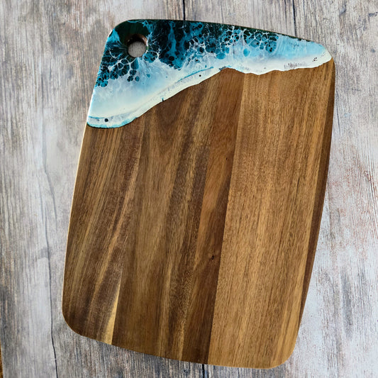 Large acacia cheese board #1