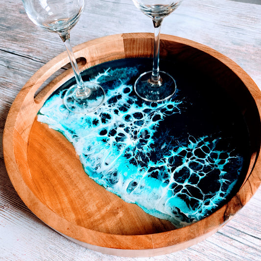 Round Drinks Tray #5