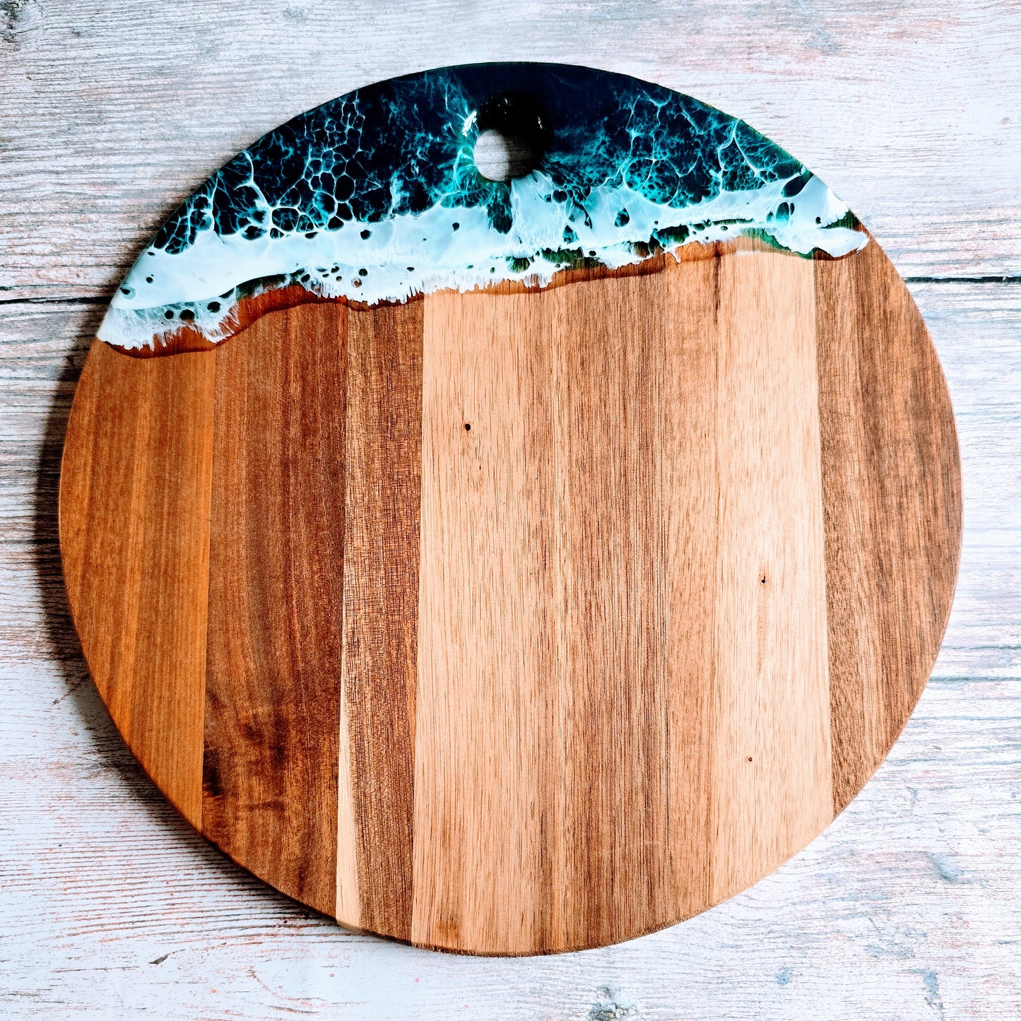 Round Acacia board #5